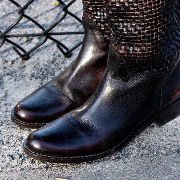 1990s made in Italy Vera Gomma Knee-high boots - Picture 3 of 4